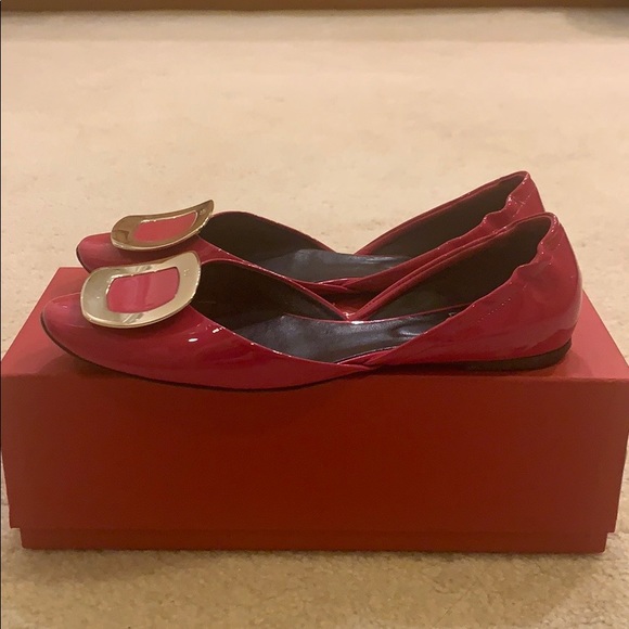 ROGER VIVIER Ballerine Chips Patent d’Orsay flats - Picture 9 of 15
